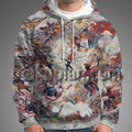 Spider Hero Across The Spider Verse Havoc In Heaven Poster Cosplay Hoodie