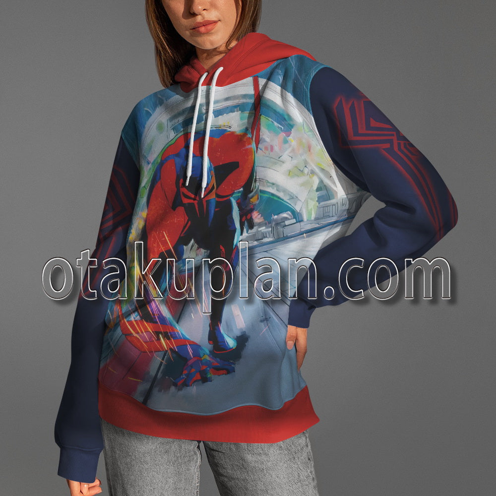 Spider Hero Across The Spider Verse Miguel O Hara Chase Miles Cosplay Hoodie