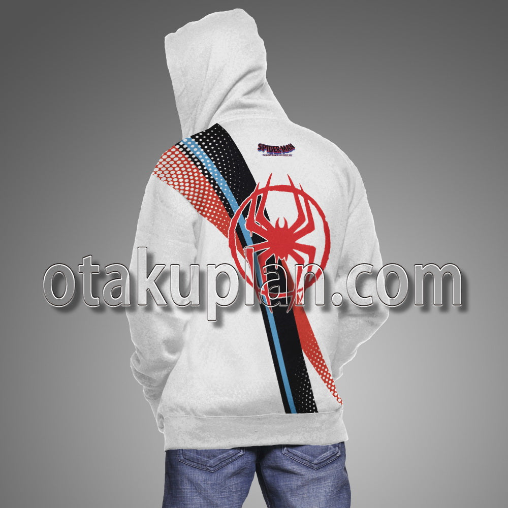 Spider Hero Across The Spider Verse Miles Gwen Stacy Miguel Cosplay Hoodie