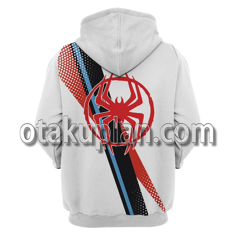 Spider Hero Across The Spider Verse Miles Gwen Stacy Miguel Cosplay Hoodie