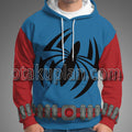 Spider Hero Across The Spider Verse Scarlet Spider Ben Reilly Spider Suit Cosplay Hoodie