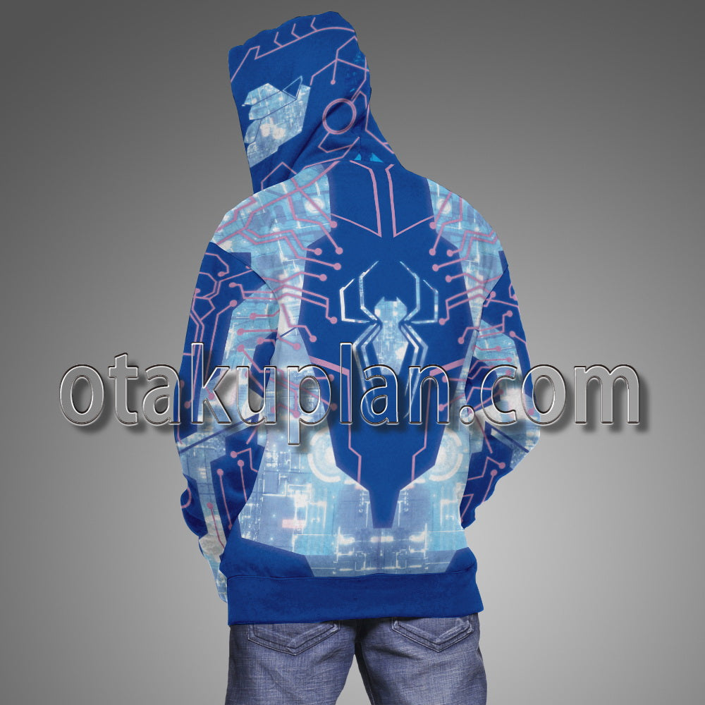 Spider Hero Across the Spider Verse Spider Byte Earth 22191 Battle Suit Cosplay Hoodie