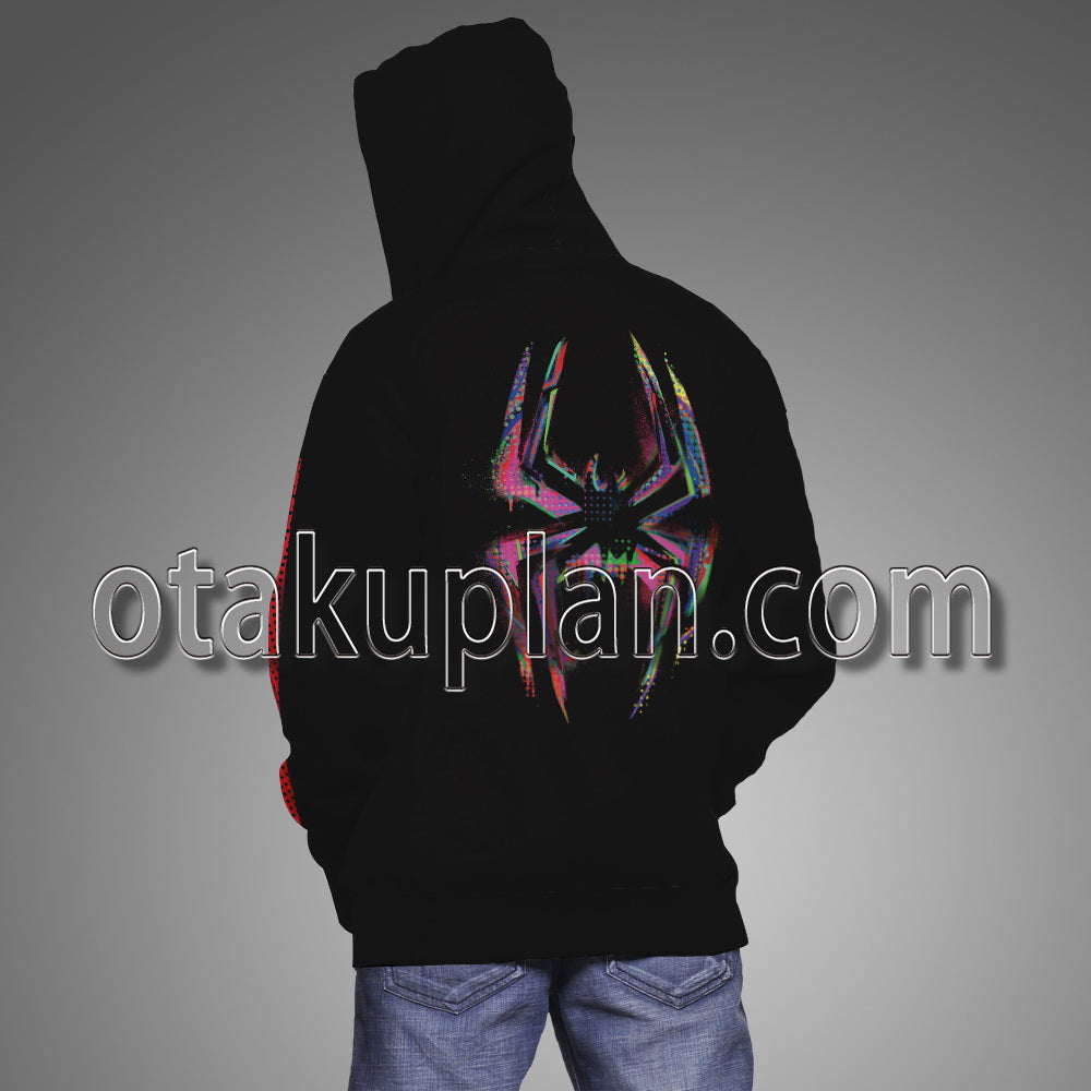 Spider Hero Across The Spider Verse Spider Cat Cosplay Hoodie