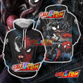 Spider Hero and Venom Unisex 3D Hoodie