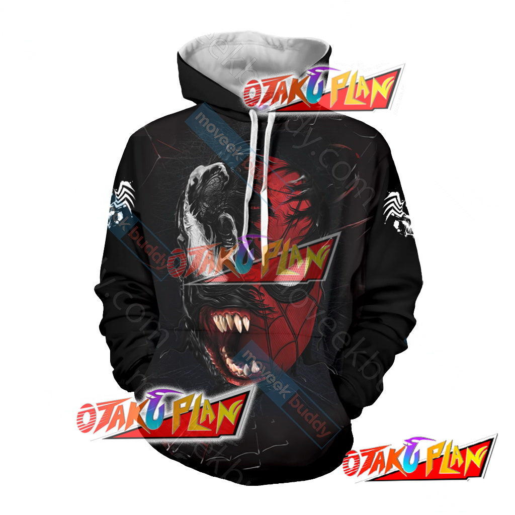 Spider Hero and Venom Unisex 3D Hoodie