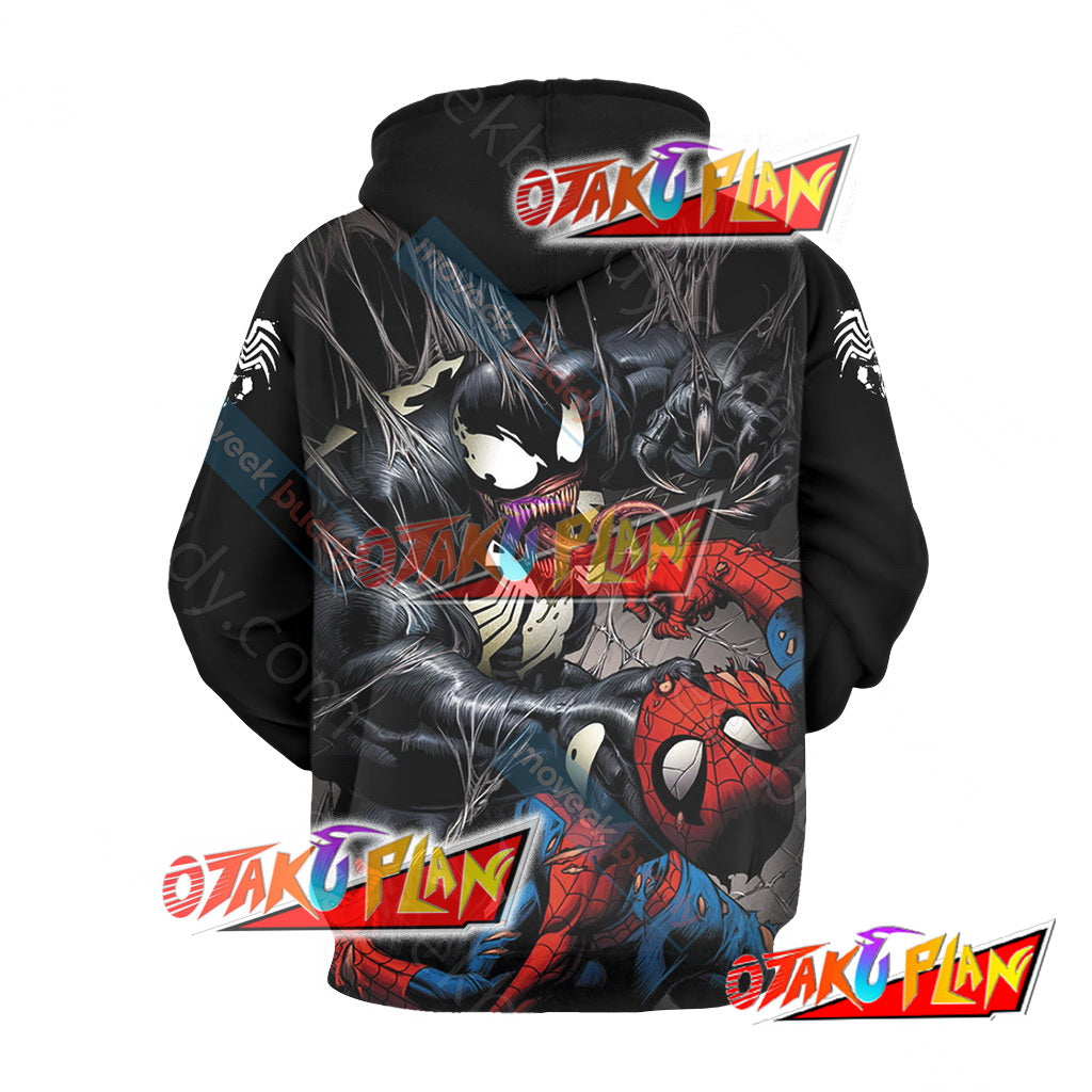Spider Hero and Venom Unisex 3D Hoodie