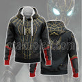 Spider Hero No Way Home BLACK &amp; GOLD SUIT Cosplay Hoodie