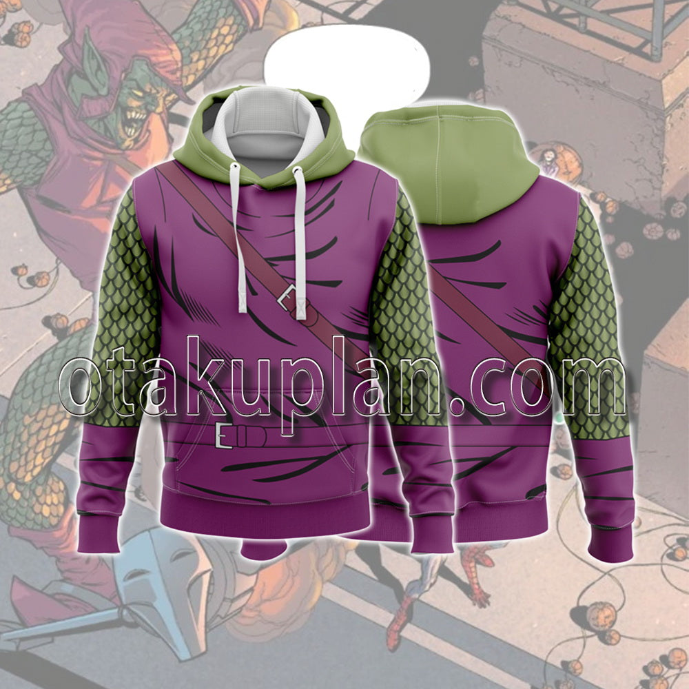 Spider Hero Green Goblin Cosplay Hoodie
