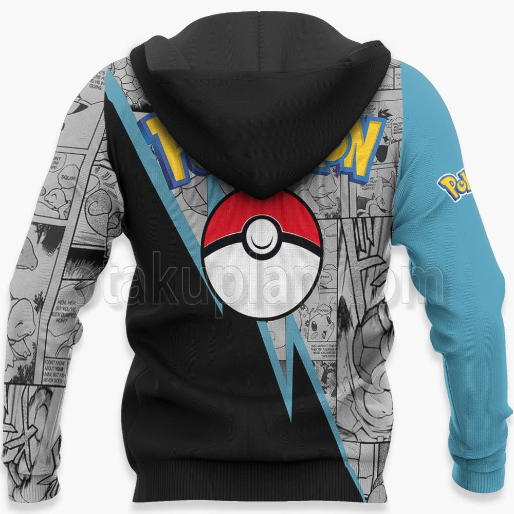 Squirtle Hoodie Custom Mix Manga