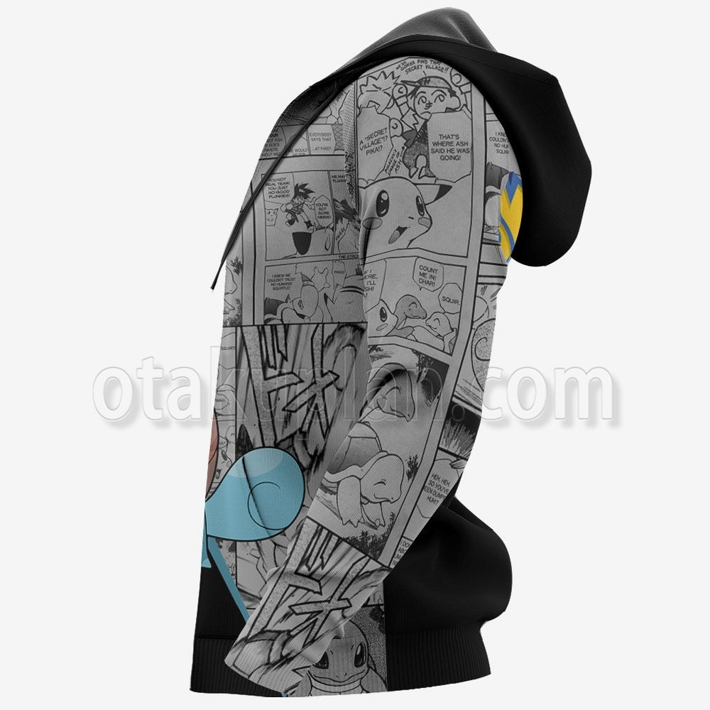 Squirtle Hoodie Custom Mix Manga