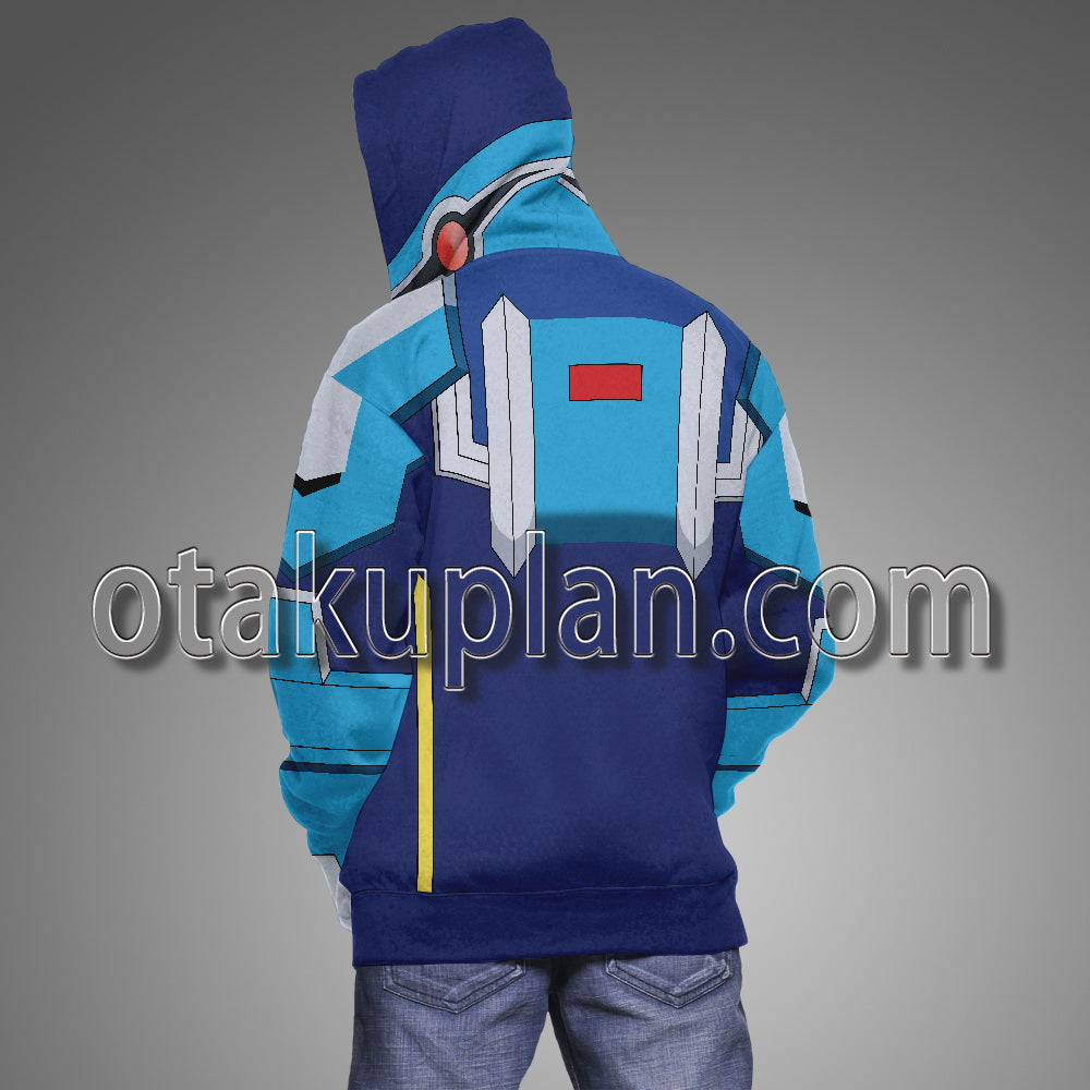 Star Force Mega Man Cosplay Hoodie