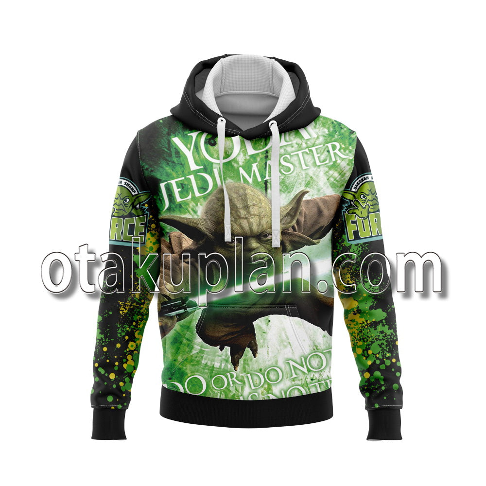 Wars Yoda Pattern Hoodie