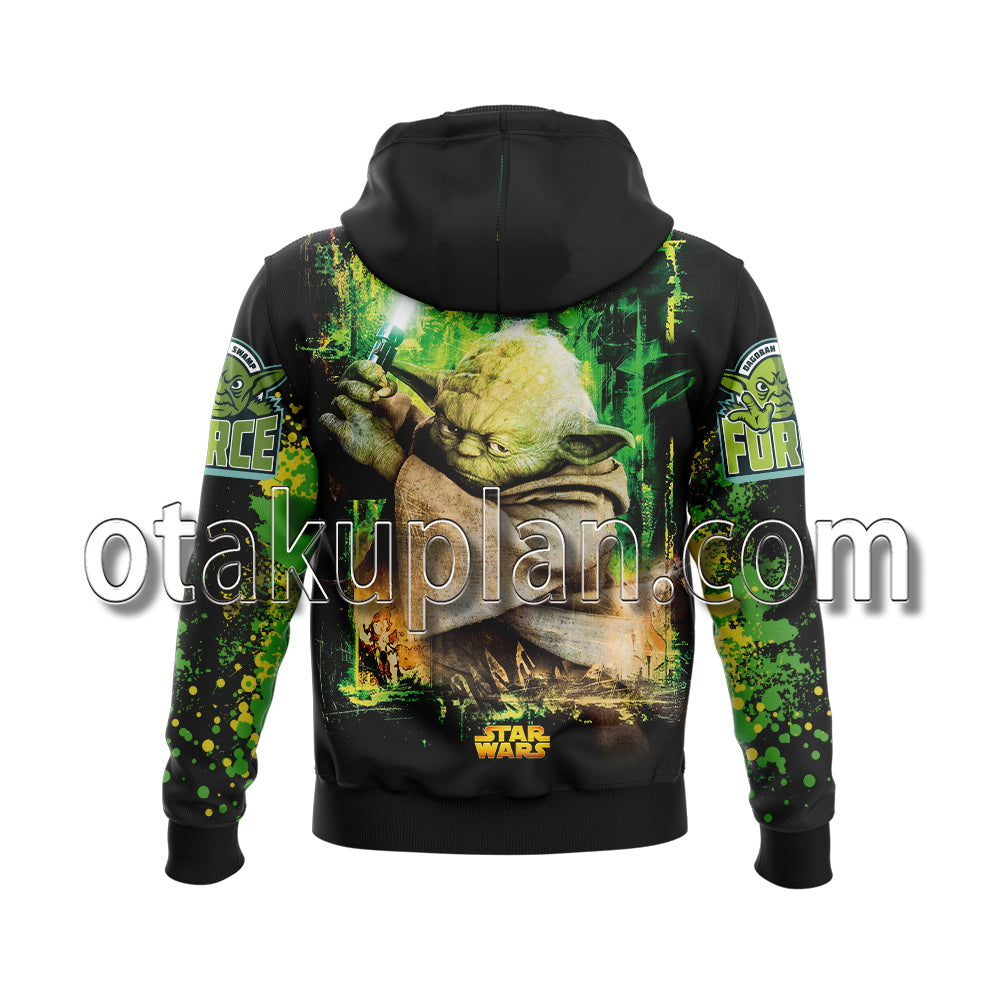 Wars Yoda Pattern Hoodie