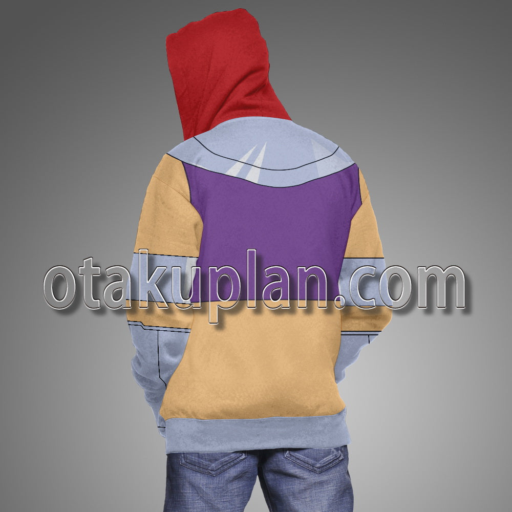 Starfire Koriand R Teen Titans Go Battle Suit Cosplay Hoodie