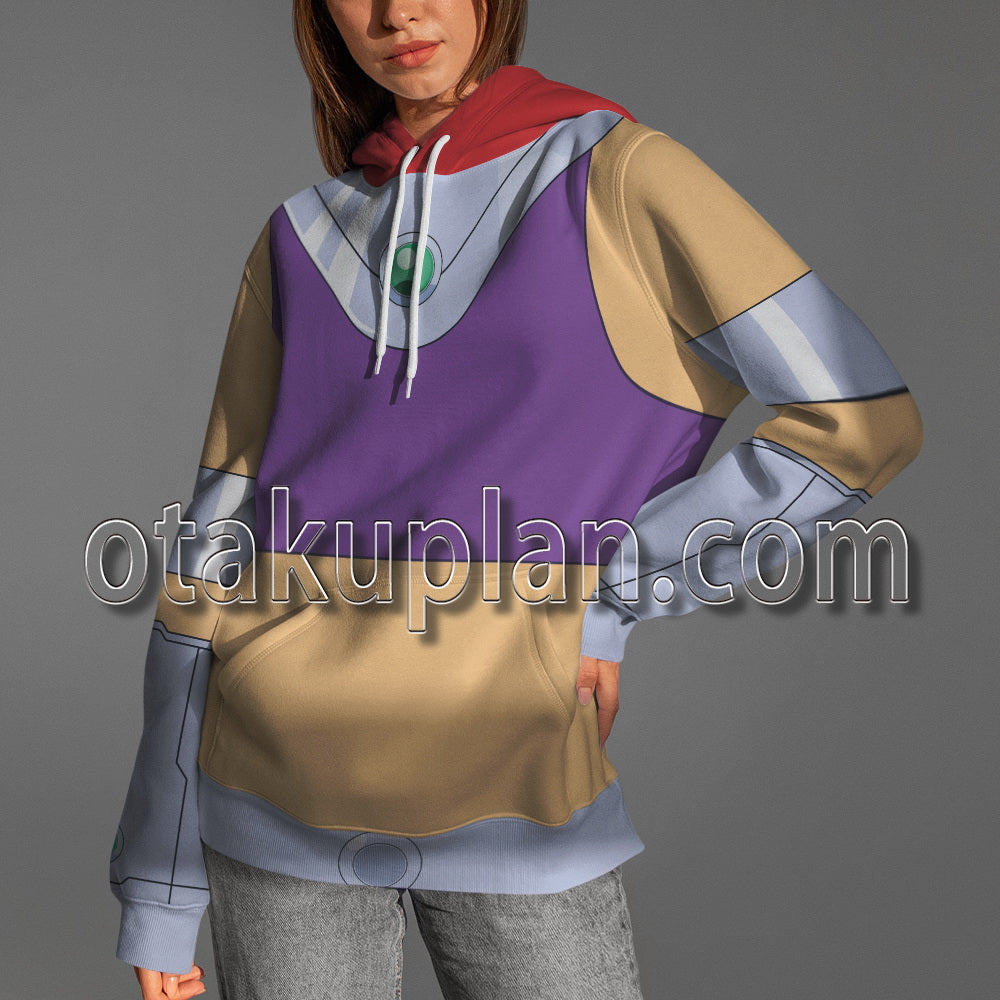 Starfire Koriand R Teen Titans Go Battle Suit Cosplay Hoodie