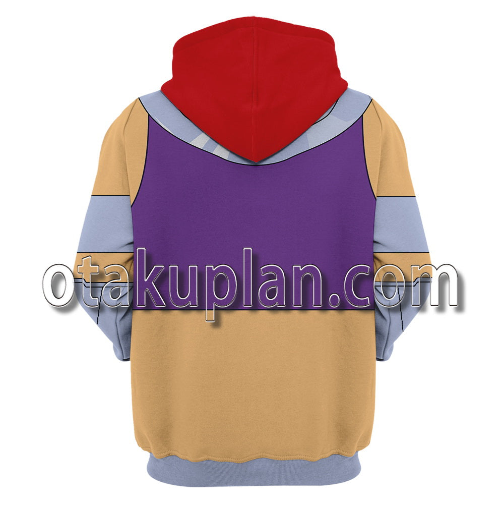 Starfire Koriand R Teen Titans Go Battle Suit Cosplay Hoodie