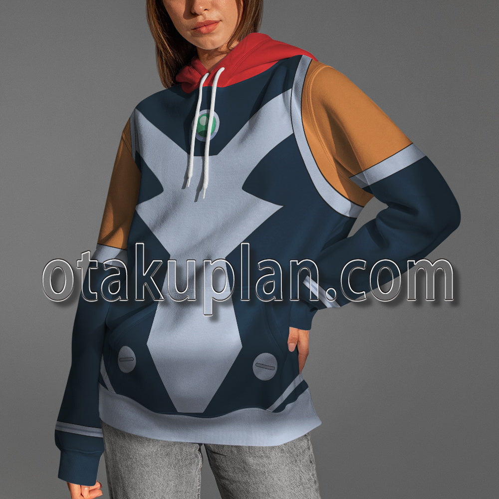 Starfire Koriandr Suoer Sons Battle Suit Cosplay Hoodie