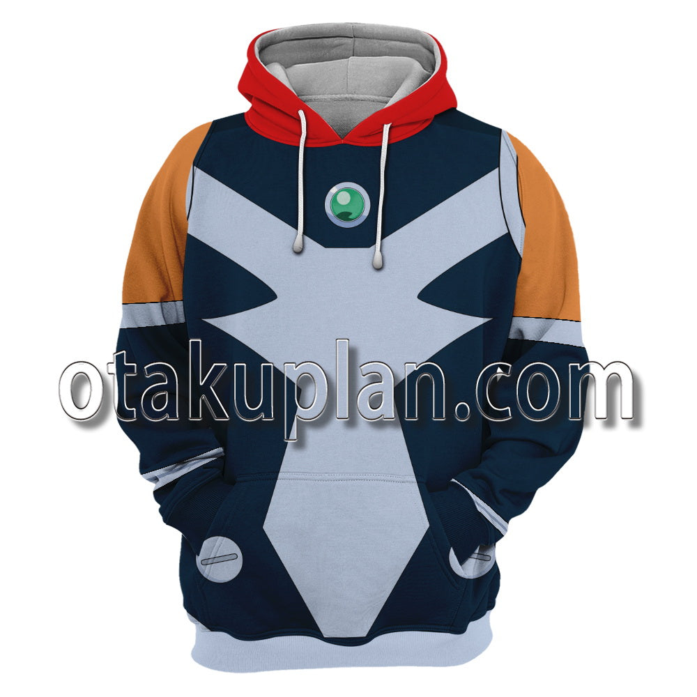 Starfire Koriandr Suoer Sons Battle Suit Cosplay Hoodie