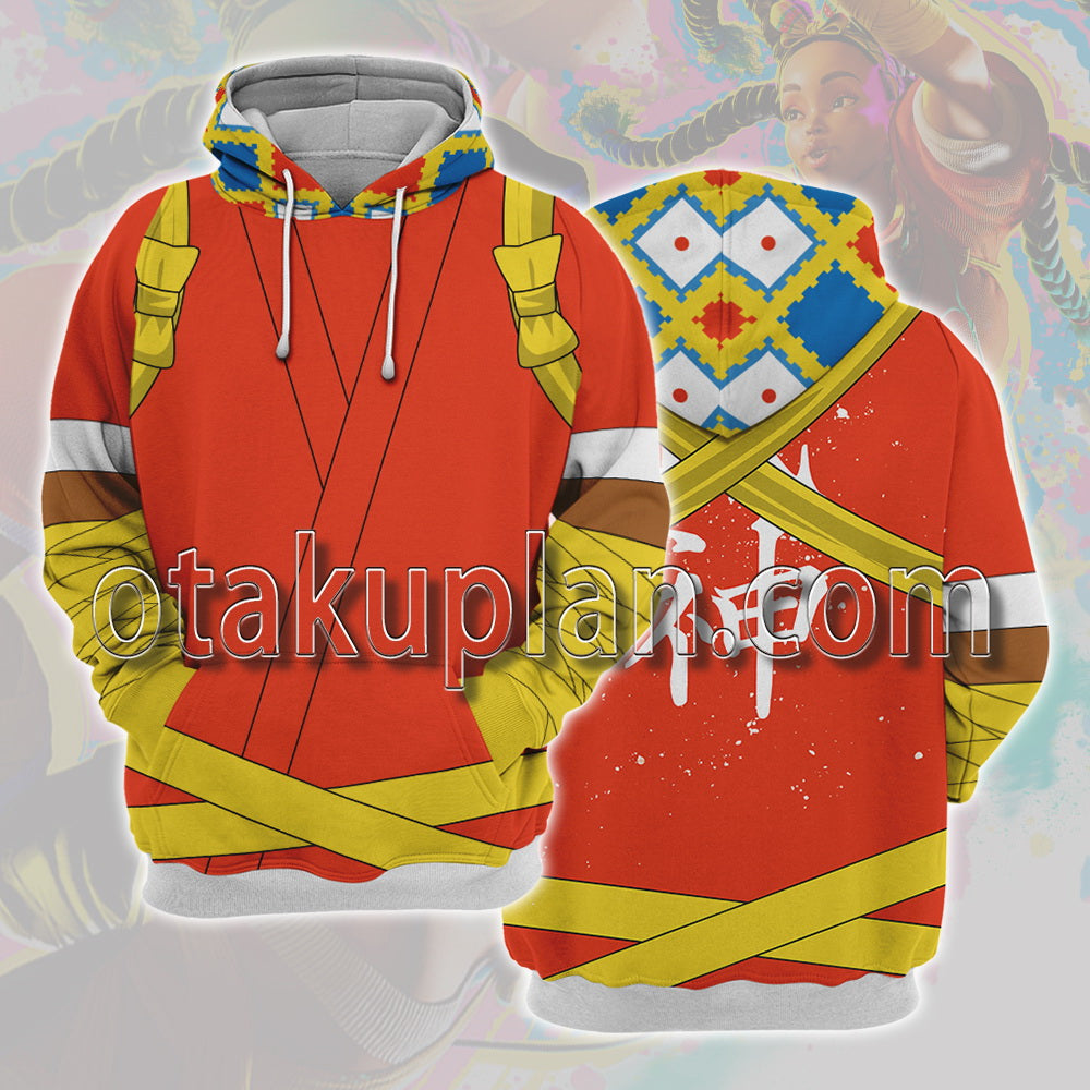Street Fighter 6 KIMBERLY Valkyrie Jacket Cosplay Hoodie