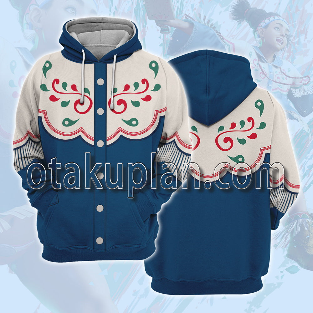 Street Fighter 6 LILY Battle Suit Cosplay Hoodie