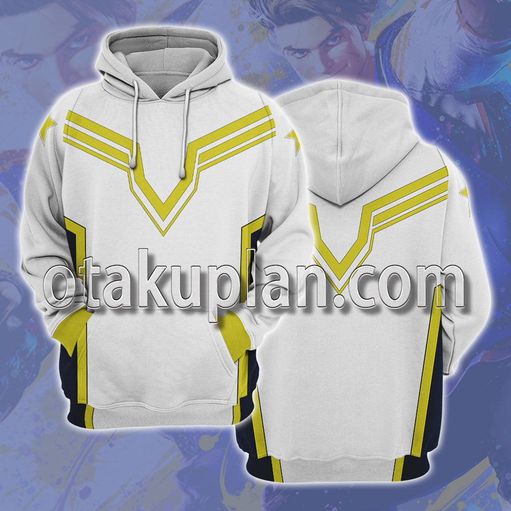 Street Fighter 6 LUKE Battle Suit Cosplay Hoodie