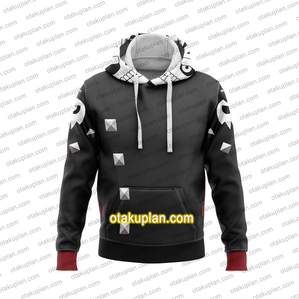 Street Fighter V Rival Schools Akira Cosplay Hoodie