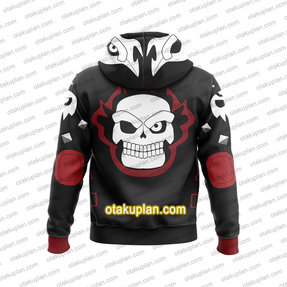 Street Fighter V Rival Schools Akira Cosplay Hoodie