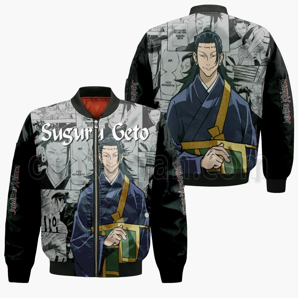 Suguru Geto Hoodie Custom Manga Style