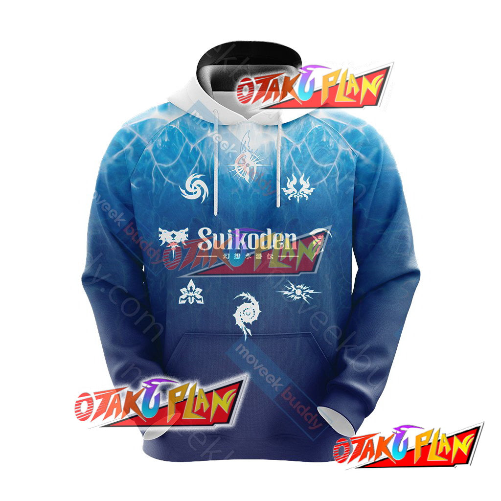 Suikoden- True Runes Unisex 3D Hoodie