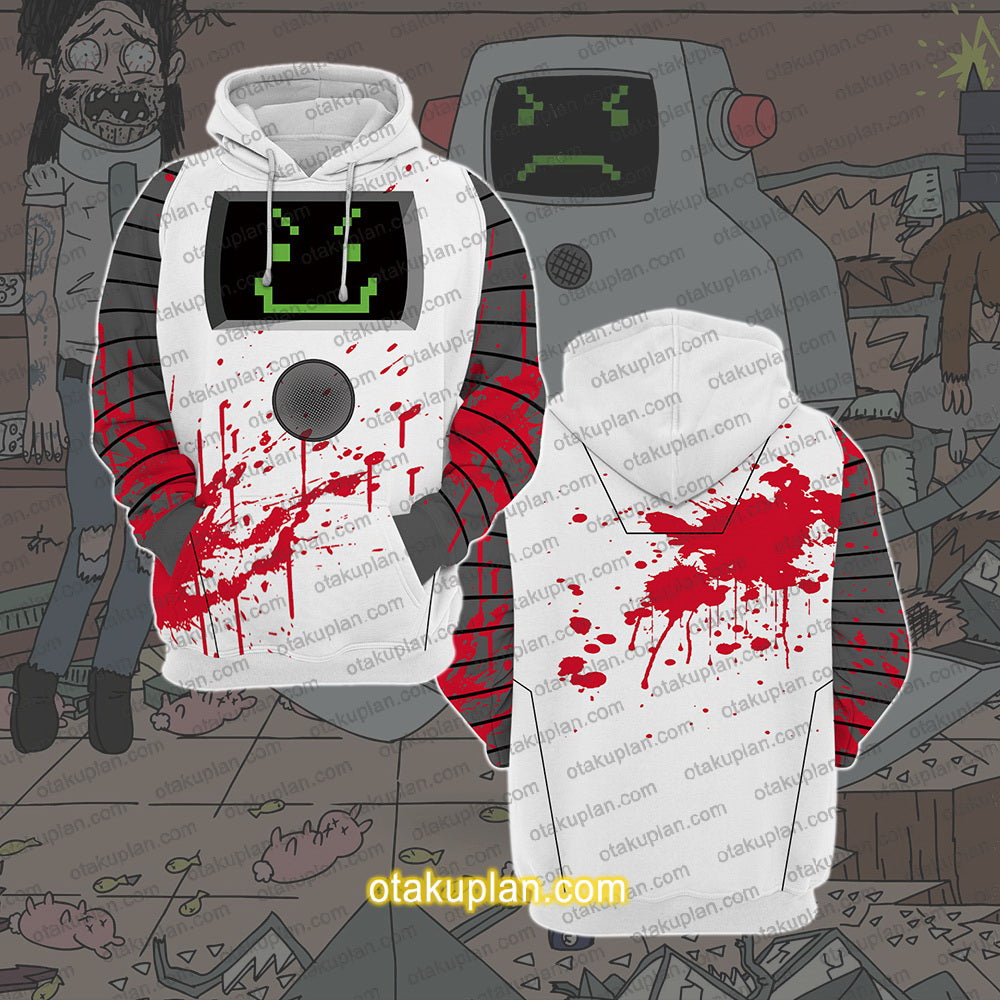 Super Jail Jailbot Cosplay Hoodie