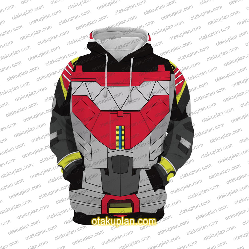 Super Sentai Megazord Cosplay Hoodie