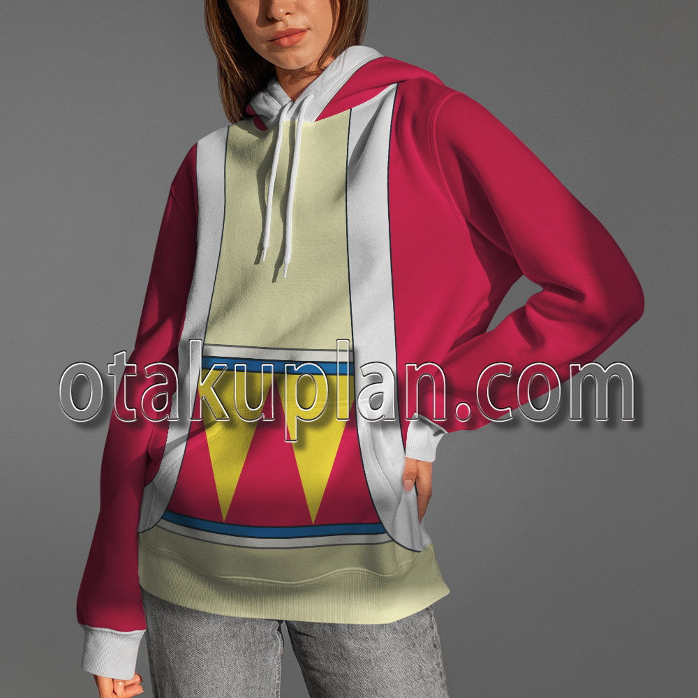 Super Smash Bros Kirbys Return to Dream Land King Dedede Red Robe Apron Cosplay Hoodie