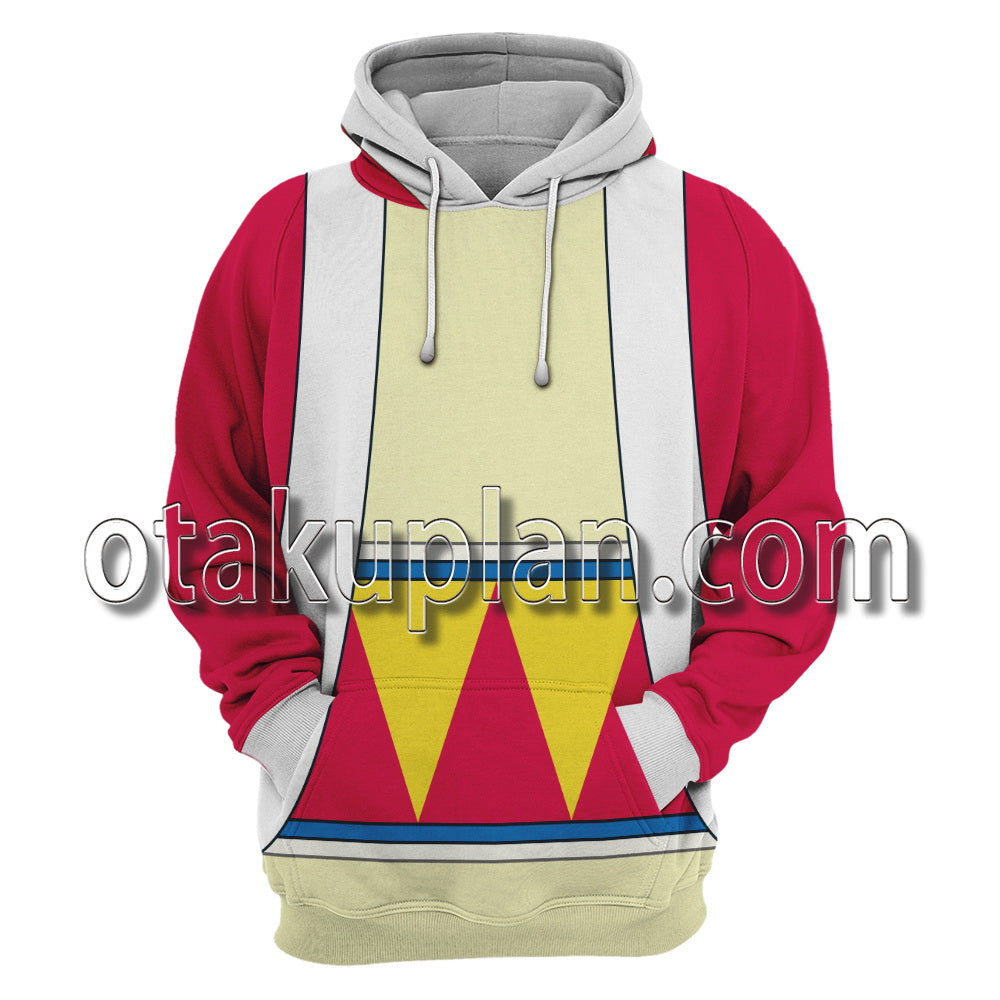Super Smash Bros Kirbys Return to Dream Land King Dedede Red Robe Apron Cosplay Hoodie