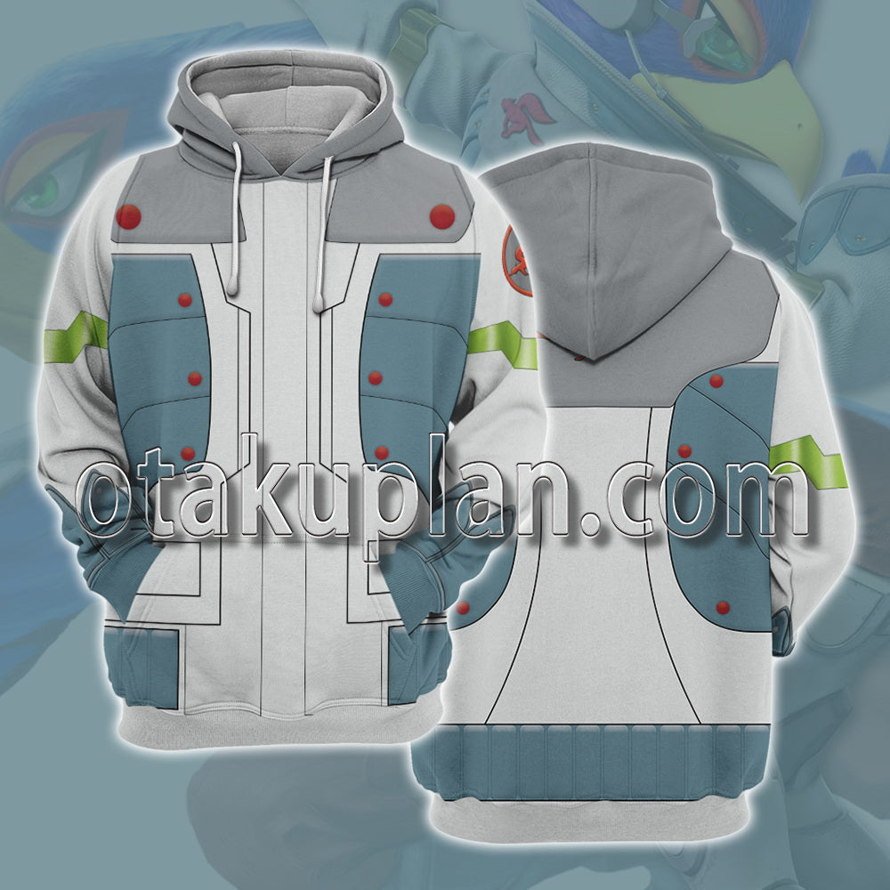 Super Smash Bros Star Fox Assault Falco Lombardi Jacket Cosplay Hoodie