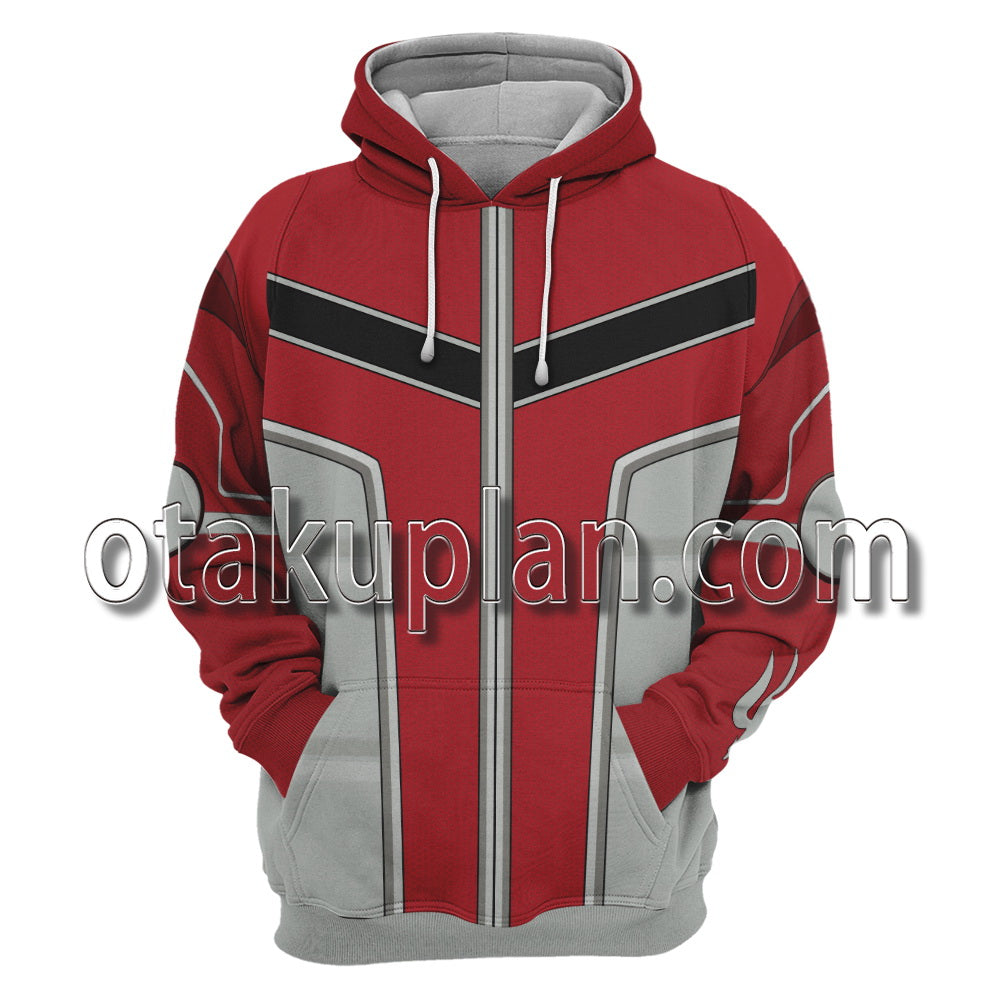 Super Smash Bros X Star Fox Assault Falco Lombardi Red Uniform Cosplay Hoodie