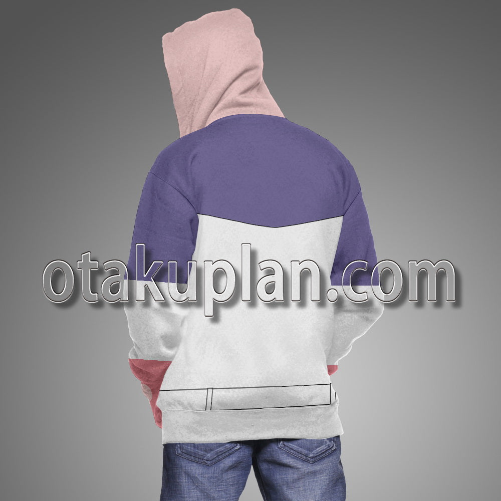 Sword and Shield Sylveon Personification Jumpsuit Cosplay Hoodie