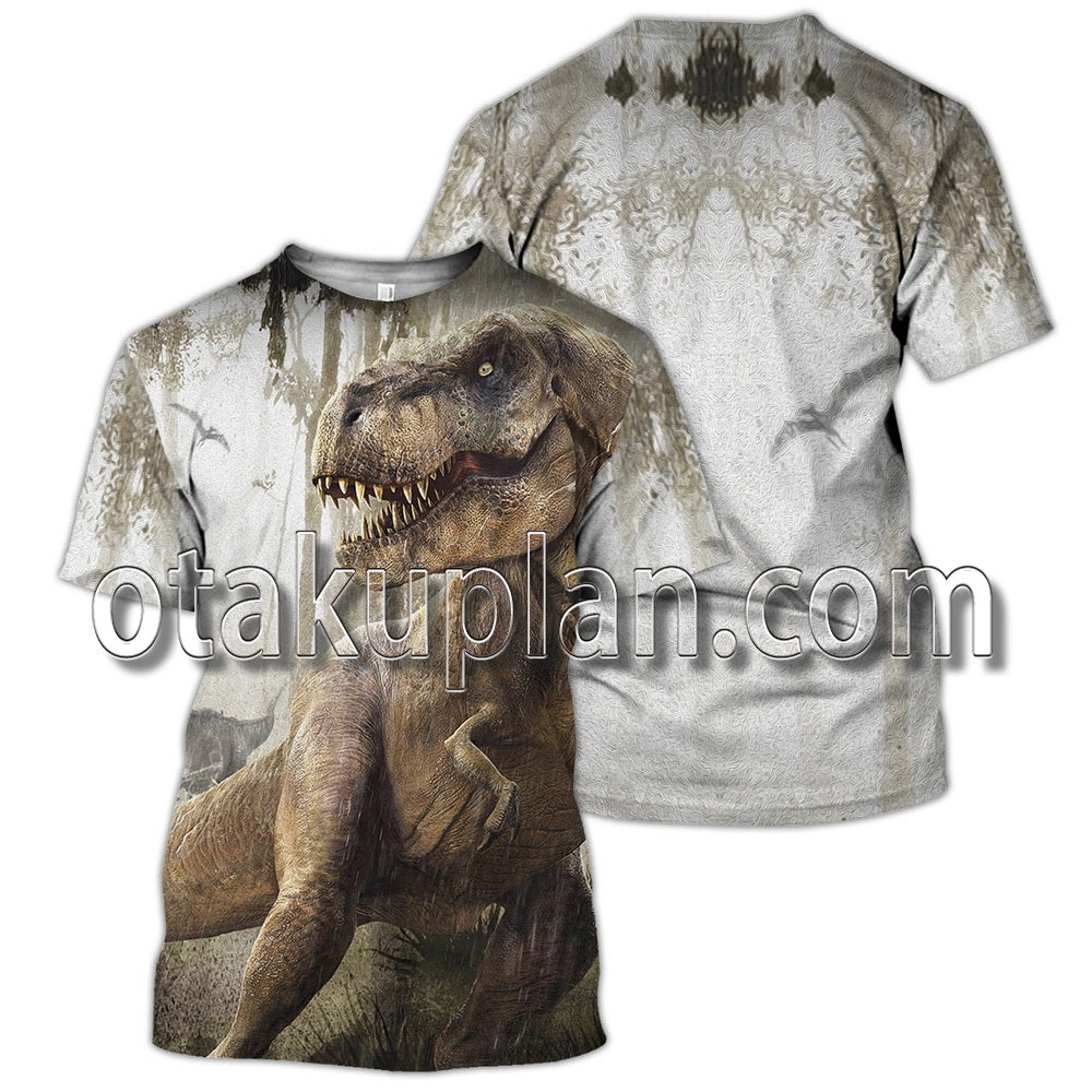 T Rex 3D All Over Printed T-Shirt / Hoodie