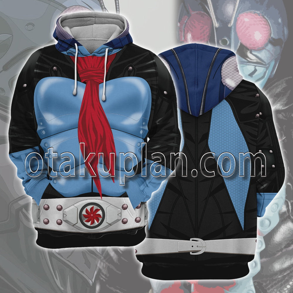 Takeshi Hongo Hopper Red Scarf The First Cosplay Hoodie