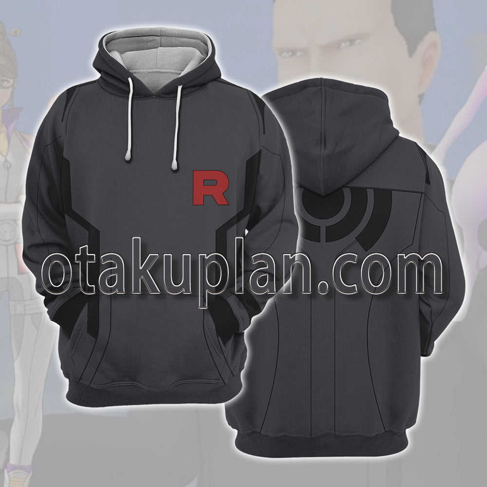 Team GO Rocket BOSS Giovanni Jacket Cosplay Hoodie