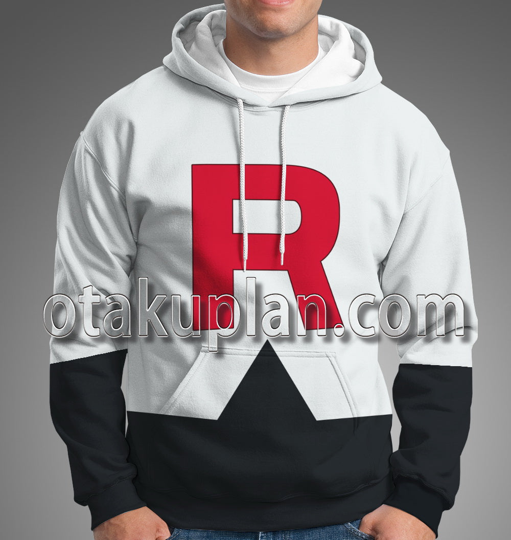Team Rocket Classic Uniform Cosplay Hoodie