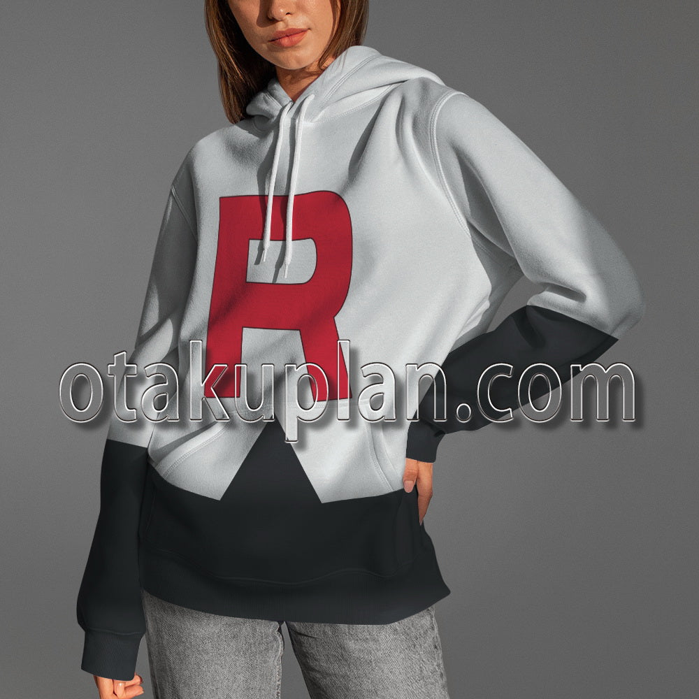 Team Rocket Classic Uniform Cosplay Hoodie