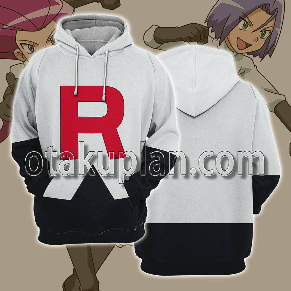 Team Rocket Classic Uniform Cosplay Hoodie