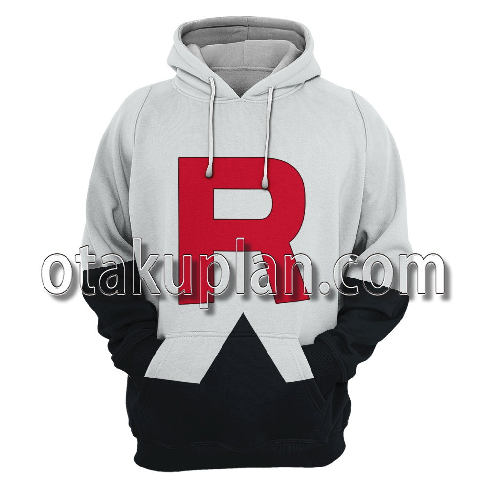Team Rocket Classic Uniform Cosplay Hoodie