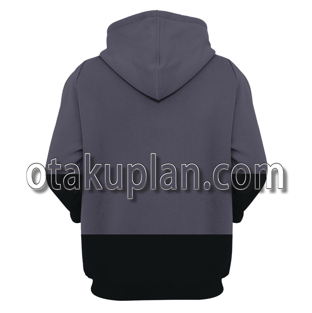 Team Rocket Gray And Black Uniform Cosplay Hoodie