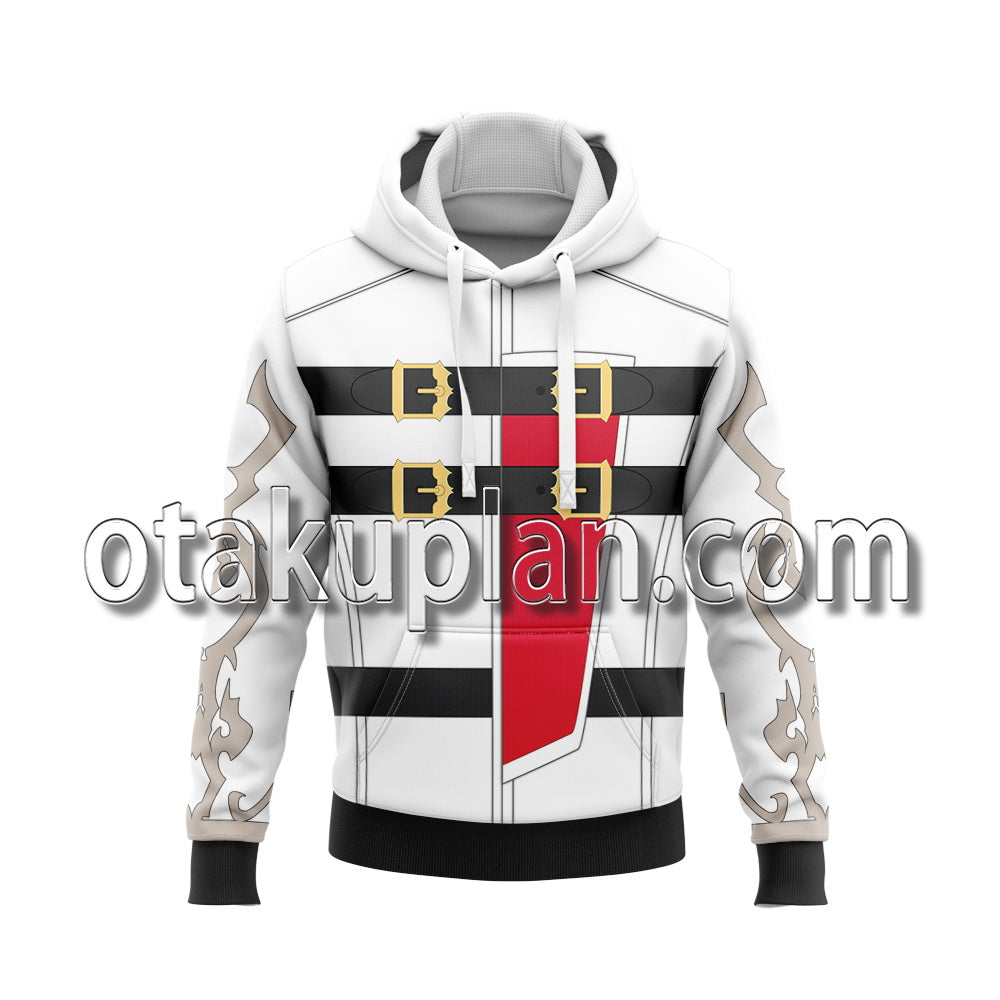 Tekken 7 LEO White Suit Cosplay Hoodie