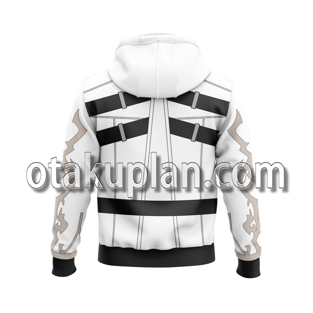 Tekken 7 LEO White Suit Cosplay Hoodie