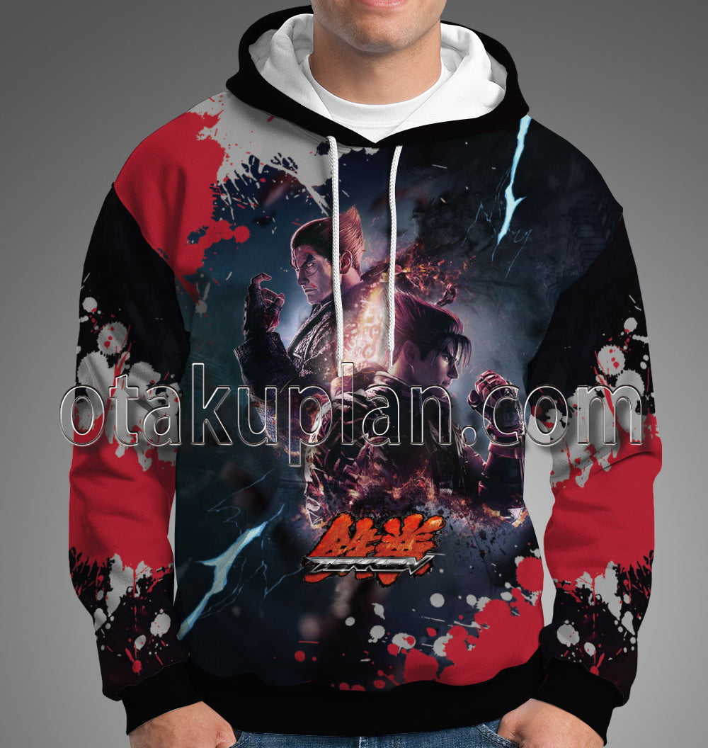 Tekken 8 Kazuya Mishima Devil Jin Kazama Hoodie