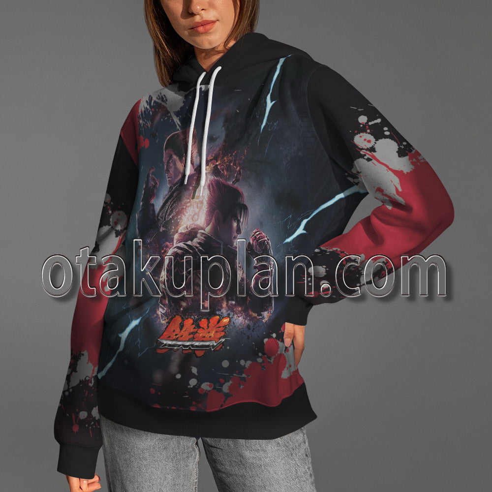 Tekken 8 Kazuya Mishima Devil Jin Kazama Hoodie
