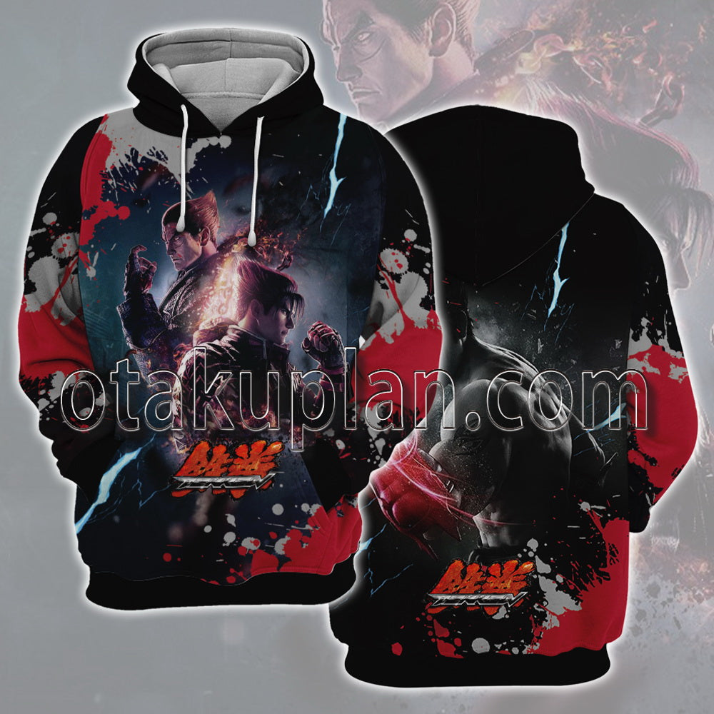 Tekken 8 Kazuya Mishima Devil Jin Kazama Hoodie