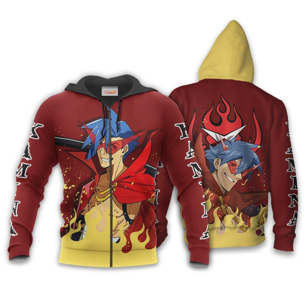 Tengen Toppa Gurren Lagann Kamina Hoodie Shirt